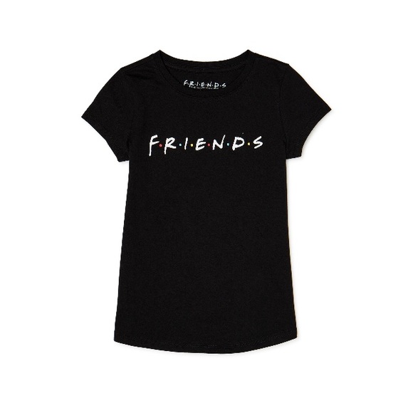 Friends Girls Graphic T-Shirts, 2-Pack - Picture 3 of 4